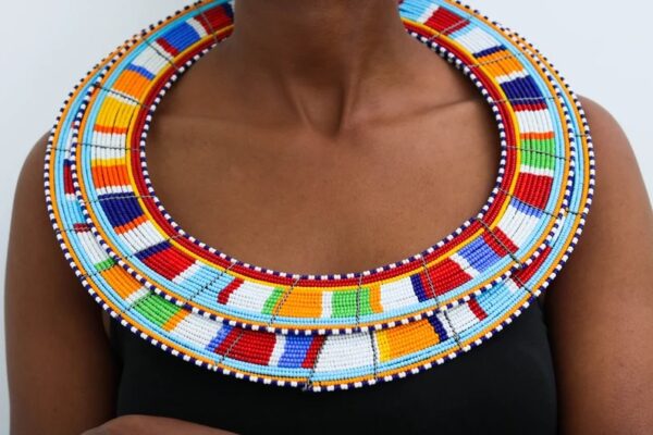 African Maasai wedding necklace