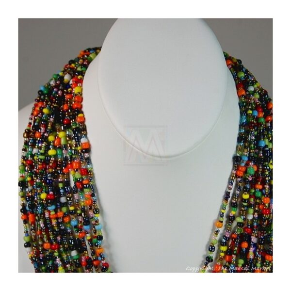 Harmony of Colors Maasai Bead Necklace